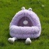 ZEZE Semi-Enclosed Plush Pet Bed - 2 of 4