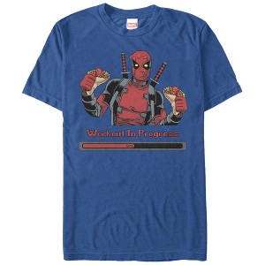 Men's Marvel Deadpool Workout in Progress T-Shirt - 1 of 4