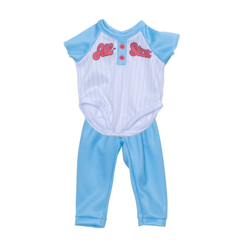 Perfectly Cute All-Star Bodysuit and Pants for 14&#34; Baby Dolls, 4 of 6