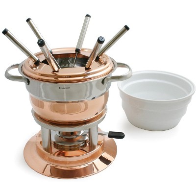 Swissmar Lausanne 11-Piece Copper Fondue Set - Thumbnail 3