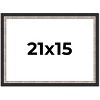 PosterPalooza | Simple Silver Picture Frame - UV Acrylic, Backing Board, Hanging Hardware Included - 2 of 4