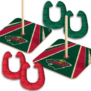 NHL Minnesota Wild Horseshoe Bag Toss Game Set - 1 of 4