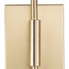 Progress Lighting Cornett 1-Light Swing Arm Wall Sconce, Brushed Gold, Metal Reflector Shade - 2 of 3