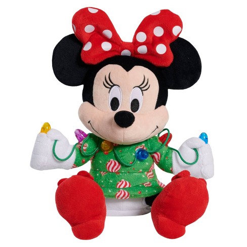 Disney Minnie Mouse Holiday Lights Plush Target