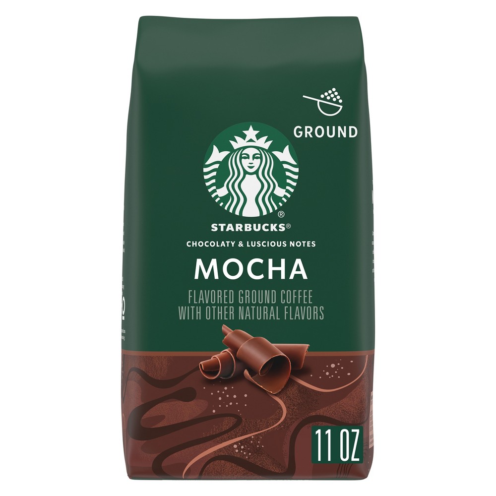 Photos - Coffee Starbucks Mocha Flavored Medium Roast Ground  - 11oz 
