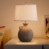 Maxax 24" Rustic Table Lamp, Farmhouse Bedside Lamp with USB Charging Port for Nightstand - 3 of 4