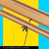 MEEDEN Wedding Easel for Display, Wooden Easel Stand for Wedding Sign, Lightweight Tripod for Posters, Pictures, Painting - 3 of 4