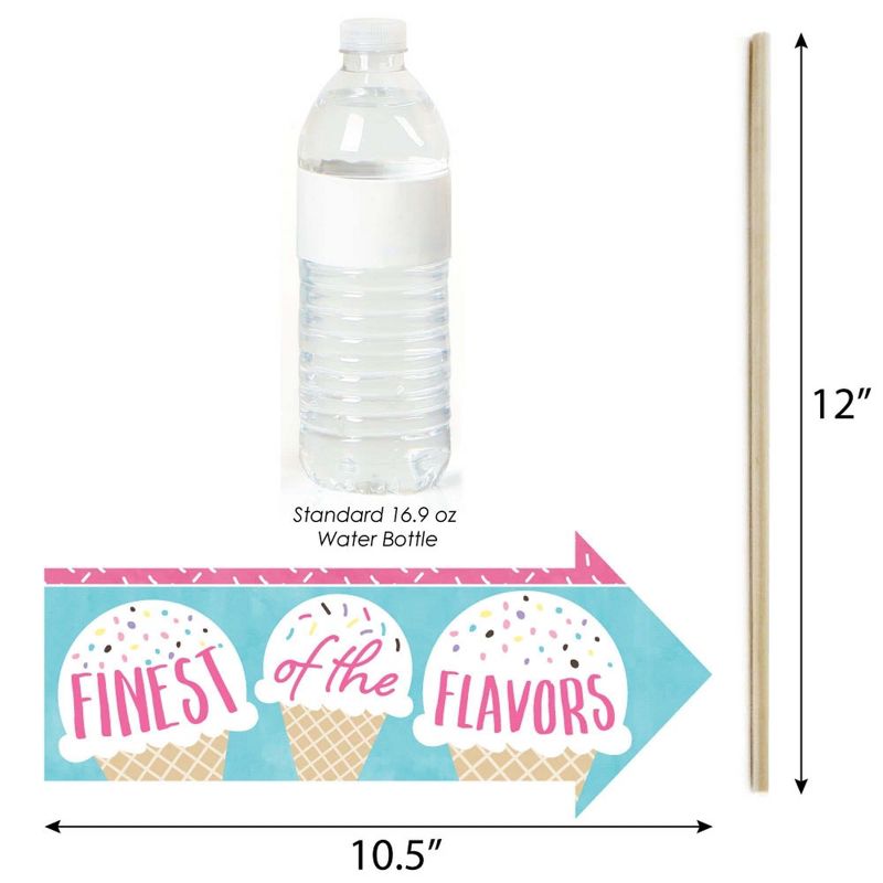 Big Dot of Happiness Funny Scoop Up the Fun - Ice Cream - Sprinkles Party Photo Booth Props Kit - 10 Piece, 3 of 6