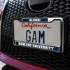 Howard University Alumni Logo Full Size Standard License Plate Metal Frame - 3 of 4