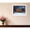 HomeRoots Night Before Christmas White Framed Wall Art - 2 of 4