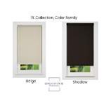 Linen Avenue Cordless 1% Solar Screen Standard Roller Shade, Shadow and Beige