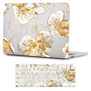 SaharaCase HybridFlex Arts Case for Apple MacBook Air 13" M1 Chip Laptops Clear Floral (LT00003) - 1 of 4