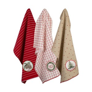 DII Asst Noel Christmas Embellished Dishtowel Set/3 - 1 of 4