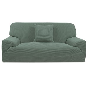 PiccoCasa Soft Stretch Chair Sofa Slipcovers with 1 Pc Cushion Cover - 1 of 4