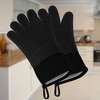 Unique Bargains Silicone Non-Slip Heat-Resistant Kitchen Oven Mitts 1 Pair - 2 of 3