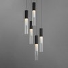 ET2 Lighting Reeds 5 - Light Pendant in  Black - 3 of 3