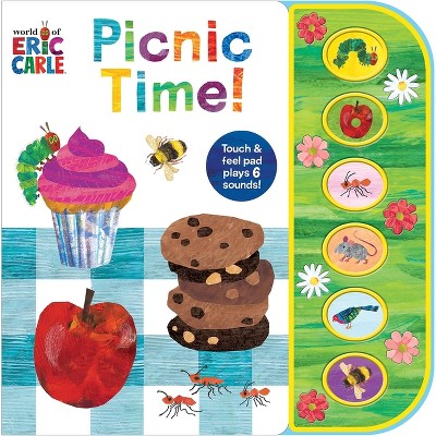 World of Eric Carle - Picnic Time! Textured Sound Board Book Touch & Feel Textured Sound Pad for Tactile Play (Board Book)
