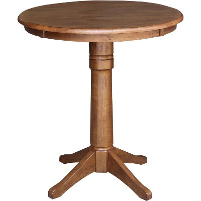 International Concepts 30" Round Top Pedestal Table - 35.9" Height