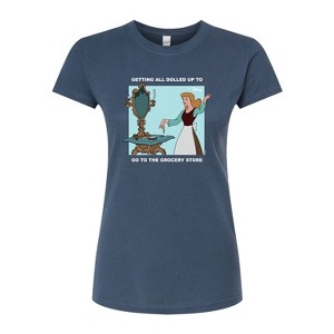 Women's - Disney - Getting All Dolled Up for Groceries Fitted Graphic T-Shirt - 1 of 3