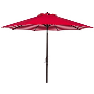 Athens 11Ft Round Crank Umbrella - PAT8107 - Safavieh - 1 of 3