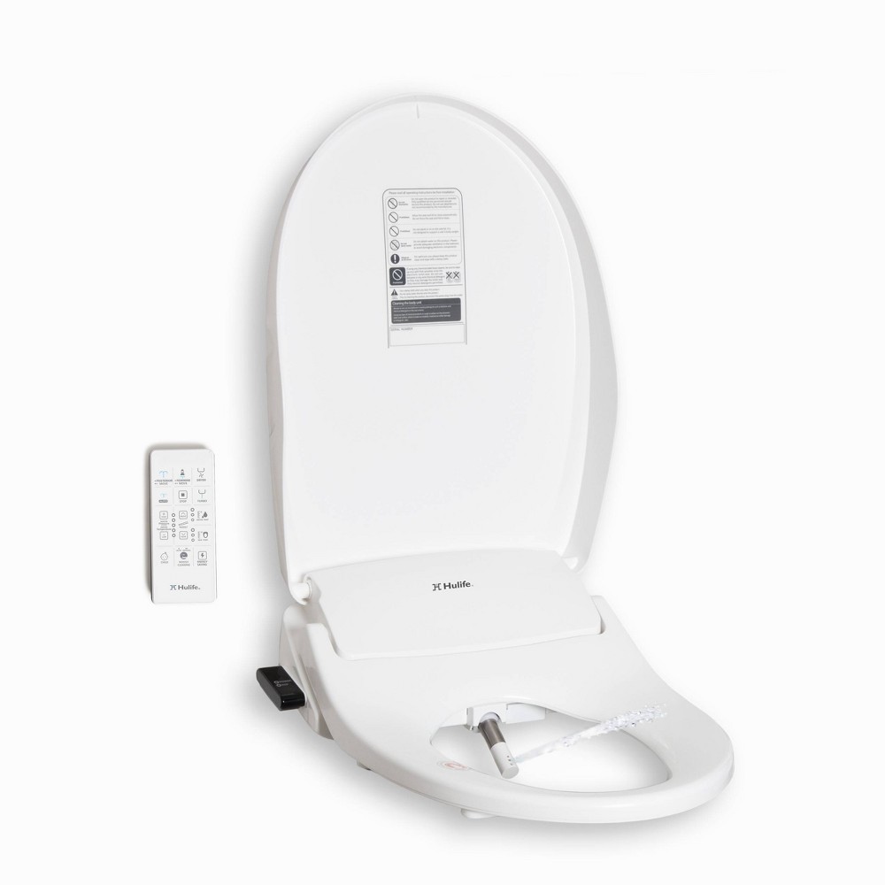 Photos - Toilet Accessory HLB-3000ER Electric Bidet Seat for Elongated Toilets White - Hulife