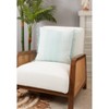 20"x20" Oversize Textured Corded Striped Poly Filled Square Throw Pillow - Saro Lifestyle: Indoor Cotton, Machine Washable - 3 of 3