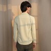 Campus Sutra Men Men's Butter Yellow Micro Cubic-Textured Shirt - 4 of 4
