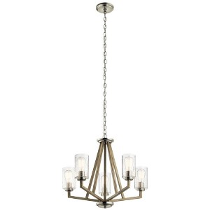 Deryn™ 21" 5 Light Chandelier Distressed Antique Grey - 1 of 3