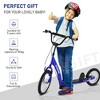 NAYSAYE Youth Scooter Kick Scooter for Kids 5+ with Adjustable Handlebar 16" Front and 12" Rear Dual Brakes Inflatable Wheels - 4 of 4