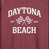 Women's - Instant Message - Daytona Beach Lightweight French Terry Wide Neck Long Sleeve Graphic Shirt - 2 of 4