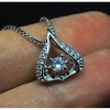 Catrina Pendant Necklace Cubic Zirconia Box Chain Women Ginger Lyne Collection - image 4 of 4