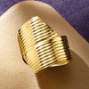 Ross-Simons Italian 14kt Yellow Gold Lined Bypass Ring - 4 of 4