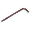 Unique Bargains S2 Steel Rust-Proof L-Shape Long Arm Ball End Hex Key Wrench Red - 3 of 4