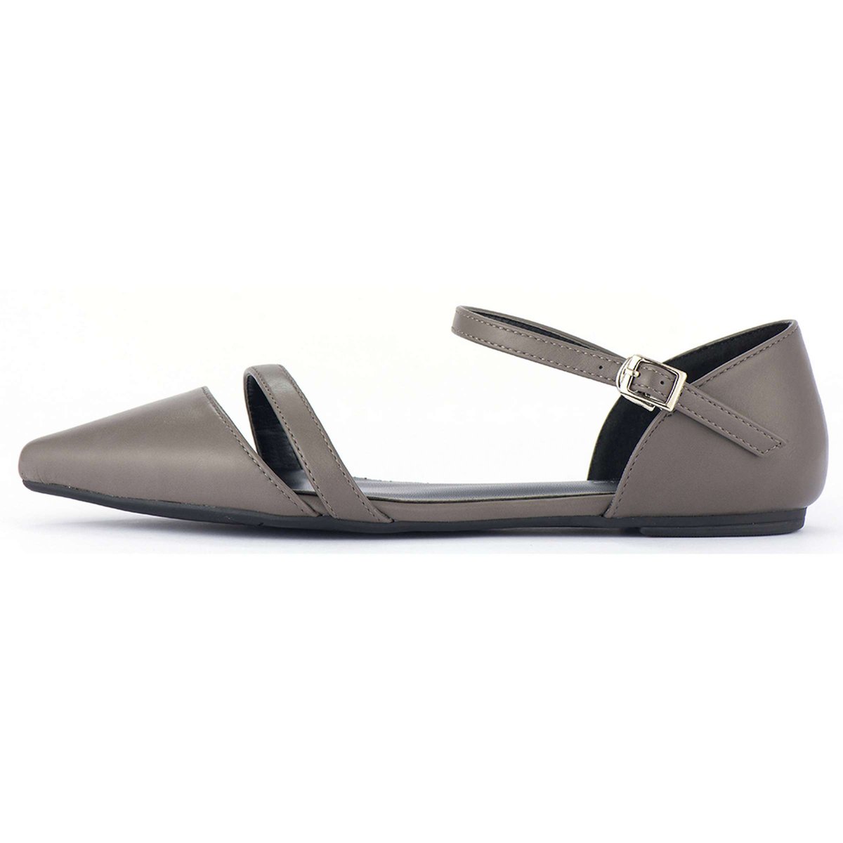 Обувь Mio Marino Women's Formal Flat Dress Shoes - Gray, Size: 5.5 — фото 4