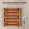 Yeego 6 Bars Wall Mounted Towel Bar Warmer Drying Rack with Control Panel - 4 of 4