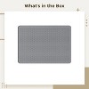 LunaLulinlk 28 x 20 Inches Large Heat Resistant Kitchen Counter Protector, Dish Drying Rack Mat, Non-Slip Countertop Protection Pad - 4 of 4