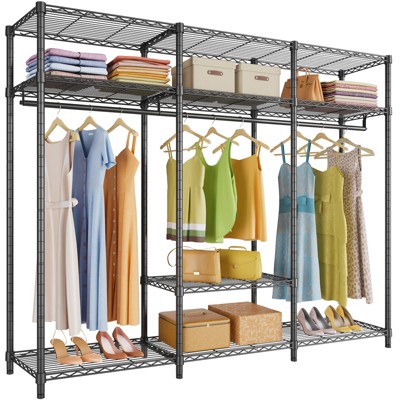 VIPEK V30 Heavy Duty Clothes Rack Portable Closet Storage, 56.7" L x 15.7" W x 76.4" H