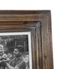 4x6 Beveled Vintage Deep Brown Wood Photo Picture Frame w/ Glass Pane - 3 of 4
