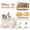2PCS 23.6" L-Shape Three-dimensional Cat Scratching board, Cat Scratching Post with Ball toy wall Mounted, For Indoor Cats, Large Cat Scratching board - 2 of 4