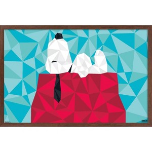 Trends International Peanuts: Astronomy-Geometry - Snoopy Framed Wall Poster Prints - 1 of 4