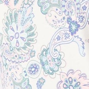 ivory rosette paisley