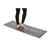 55" x 19" Bless This Food Kitchen Runner Rug - J&V Textiles: Off-White Indoor Kitchen Floor Mat, Low Pile, Multi-Stripe - 3 of 4
