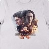 Supernatural Character Art (Front) and Join the Hunt (Back) Women's White Graphic Crop Tee - 2 of 3