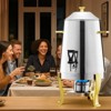 VEVOR Stainless Steel Beverage Dispenser, 3.4 Gallon Drink Dispenser  with Alcohol Burner, Hot & Cold Drink Dispensers with Spigot, Silver - 2 of 4