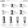 Livex Lighting Gaffney 1 - Light Post Light in  Black/Brushed Nickel - 3 of 4
