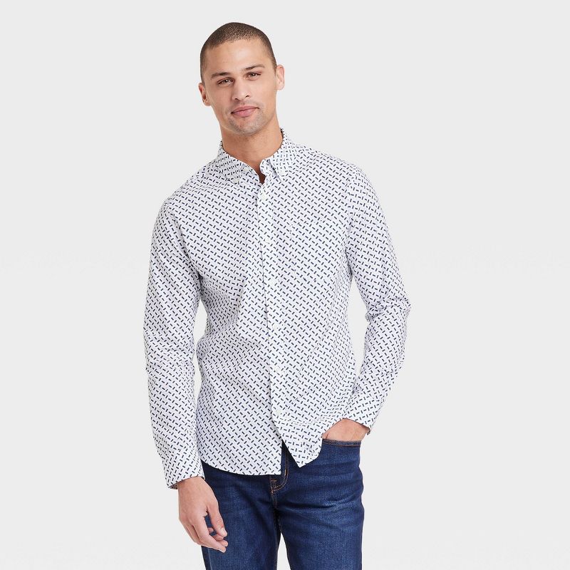 Men's Every Wear Long Sleeve Button-Down Shirt - Goodfellow & Co™, 1 of 7
