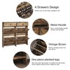 Shoe Storage Cabinet, Slim Freestanding Shoe Rack with Flip Drawers - 3 of 4