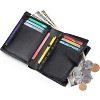 Men’s Genuine Leather Bifold Wallet – RFID Blocking Credit Card Holder with Coin Pocket, Slim Durable Wallet for Everyday Use - 3 of 4