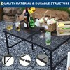 35"x24" Aluminum Folding Camping Table，Portable Table with Adjustable Height(16"–25"), Light-Weight for Indoor/Outdoor, Beach, Picnics, and RV Trips - 2 of 4
