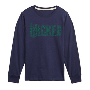 Boys' - Wicked - Twisted Branch Logo Long Sleeve Graphic T-Shirt - 1 of 3